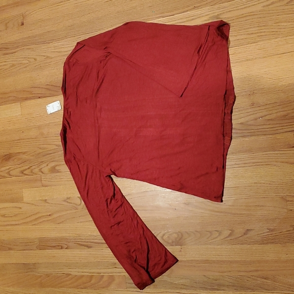 Weekend Suzanne Betro Burnt Orange Red Shirt - Picture 7 of 10